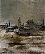 Edouard Manet Effet de neige a Petit Montrouge Spain oil painting artist